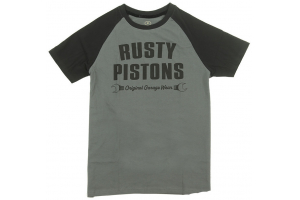 RUSTY PISTONS tričko RPTSM84 Burney grey/black