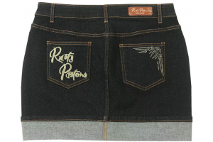 RUSTY PISTONS sukně RPSKW16 Kearney jeans dámská black