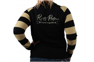 RUSTY PISTONS sveter RPSWW51 Cutter dámsky black/beige