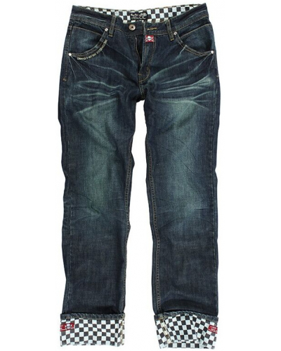 RUSTY PISTONS kalhoty jeans RPTR12 Winslow Race blue