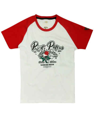 RUSTY PISTONS tričko RPTSW37 Ona dámske white/red