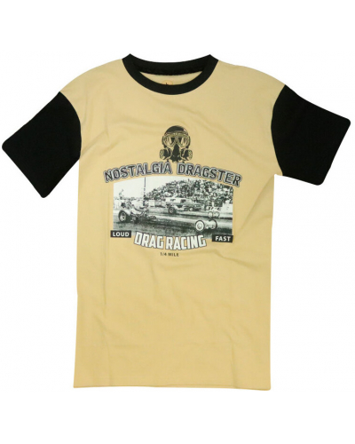 RUSTY PISTONS tričko RPTSM46 Nostalgia beige/black