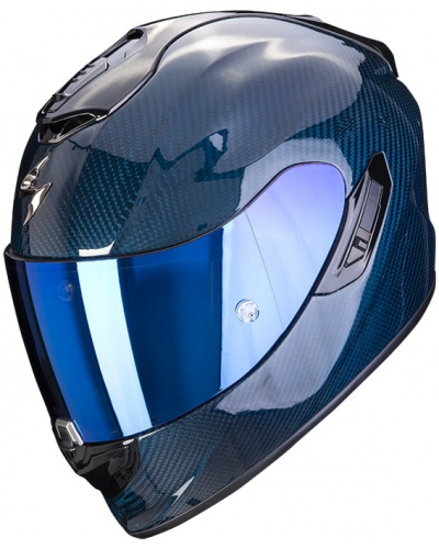 SCORPION prilba EXO-1400 EVO CARBON AIR Solid blue