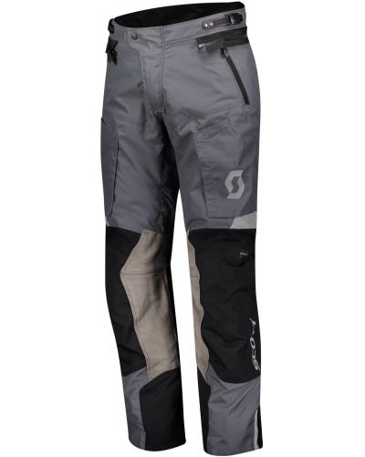 SCOTT kalhoty DUALRAID DRYO black/iron grey
