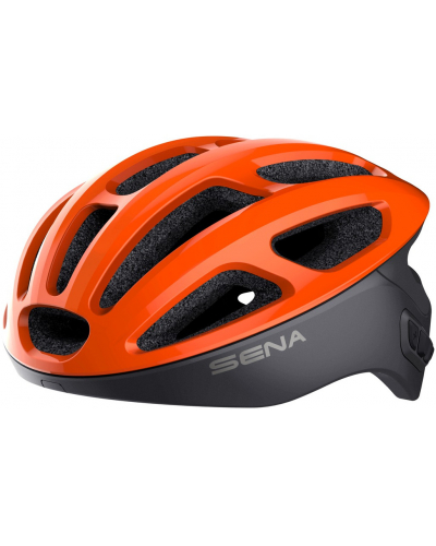 SENA cyklo přilba s headsetem R1 oranžová