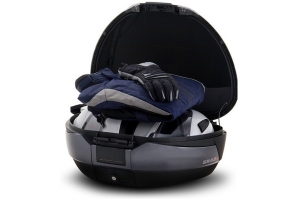 SHAD vrchní kufr SH48 Premium Smart dark grey/carbon s opěrkou