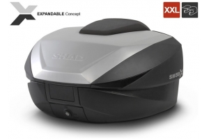 SHAD rozšiřitelný vrchní kufr SH59X Premium Smart aluminium