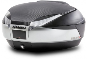 SHAD vrchní kufr SH48 new titanium/carbon s opěrkou