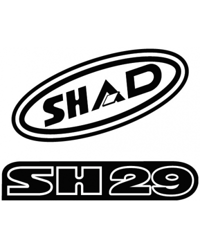 SHAD samolepky D1B29ETR červená pre SH29