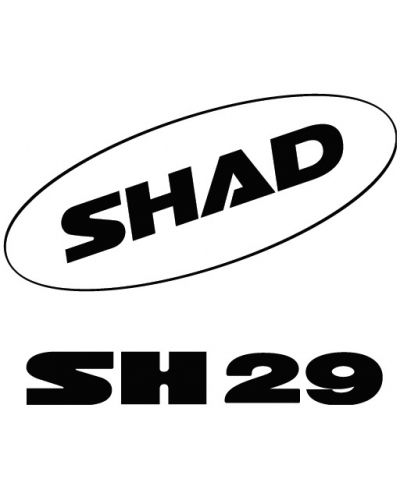 SHAD samolepky D1B291ETR bílá pro SH29