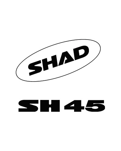 SHAD samolepky D1B451ETR bílá pro SH45