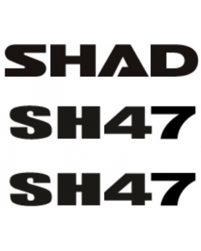 SHAD stickers set SH47 D1B47ETR