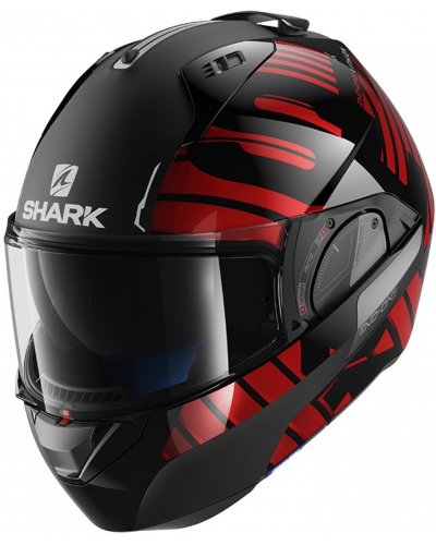 SHARK přilba EVO-ONE 2 Lithion black/chrom/red