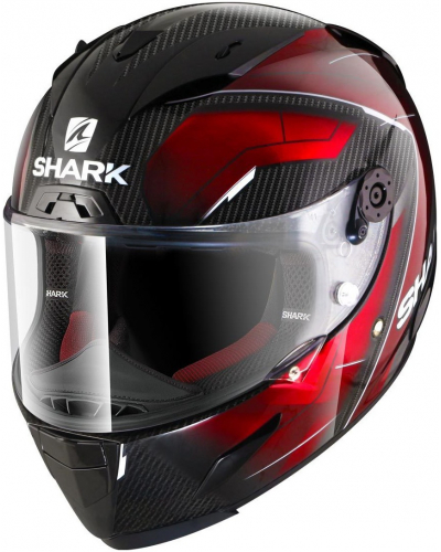 SHARK přilba RACE-R PRO CARBON Deager carbon/chrom/red