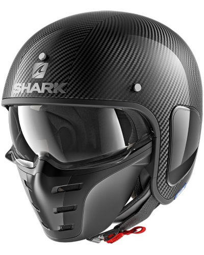 SHARK prilba S-DRAK Carbon Skin carbon / silver / black