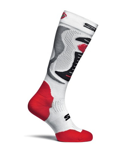 SIDI ponožky Faenza white / red