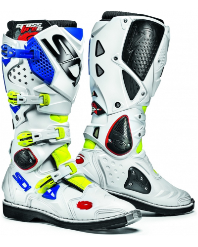 SIDI topánky CROSSFIRE 2 yellow fluo / white / blue