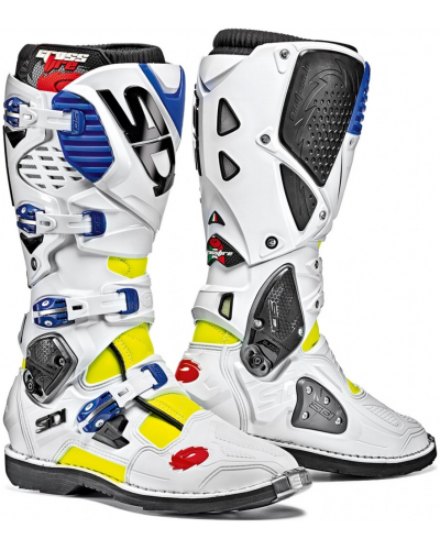 SIDI topánky CROSSFIRE 3 yellow fluo/white/blue