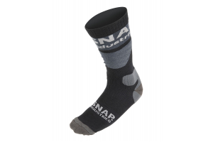 SNAP INDUSTRIES ponožky LOGO Medium grey/black