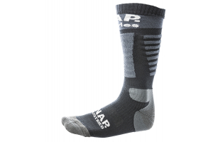 SNAP INDUSTRIES ponožky LOGO grey/black