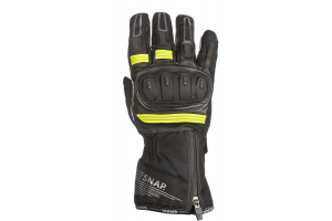 SNAP INDUSTRIES rukavice WINTER PRO Long black / fluo yellow
