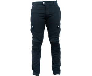 SNAP INDUSTRIES nohavice jeans CARGO Long black