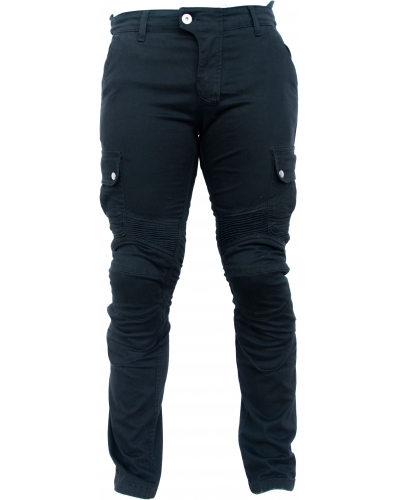 SNAP INDUSTRIES nohavice jeans CARGO Short black