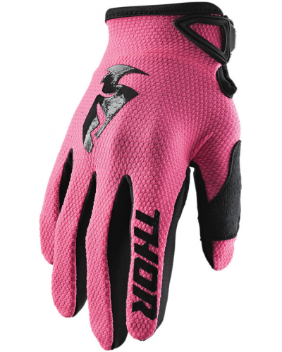 THOR rukavice SECTOR dámské pink/black