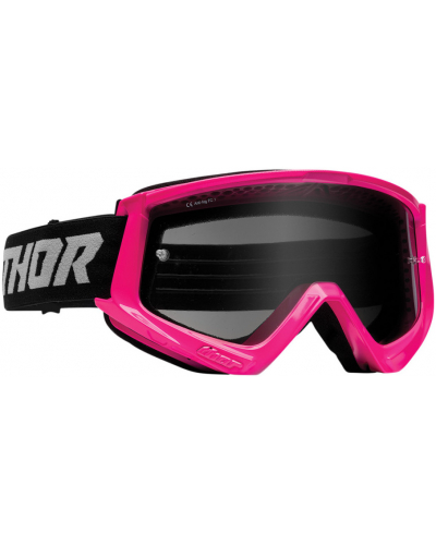 THOR brýle COMBAT SAND fluo pink/gray