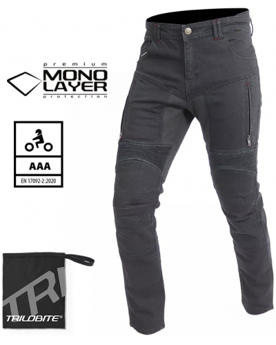 TRILOBITE kalhoty jeans PARADO 2461 Monolayer Long black