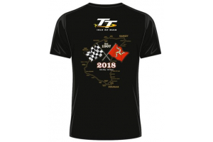 TT tričko TT 2018 Zlaté moto black
