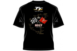 TT tričko TT 2017 Zlaté moto black
