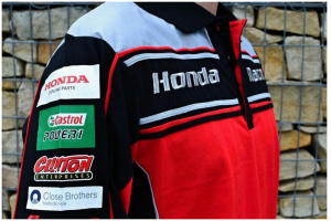 CLINTON ENTERPRISES polo tričko HONDA RACING red/black/white