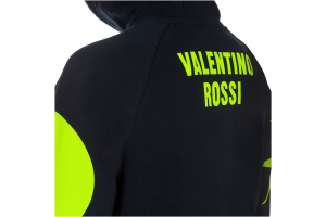 Valentino Rossi VR46 mikina SUN AND MOON HELMET REPLICA FLEECE blue/yellow
