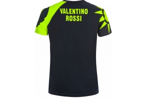 Valentino Rossi VR46 tričko SUN AND MOON HELMET REPLICA FLEECE blue / yellow