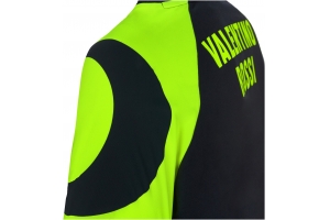 Valentino Rossi VR46 tričko SUN AND MOON HELMET REPLICA FLEECE blue / yellow