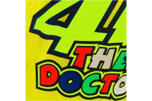 Valentino Rossi VR46 tričko THE DOCTOR detské yellow