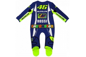 Valentino Rossi VR46 dupačky REPLICA OVERALL detské blue
