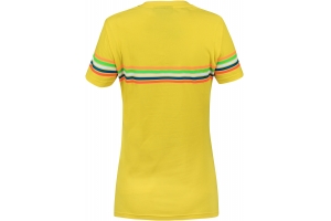 VALENTINO ROSSI VR46 tričko STRIPES dámske yellow