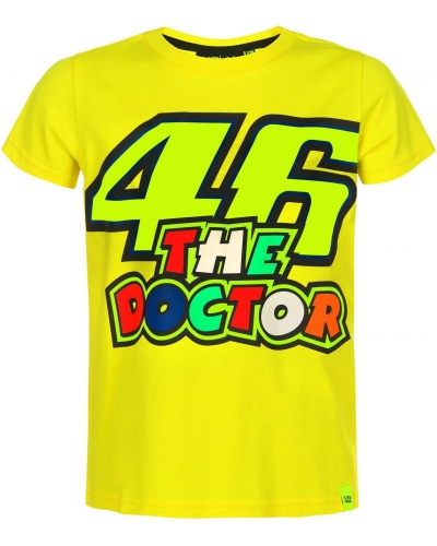 Valentino Rossi VR46 triko THE DOCTOR dětské yellow 