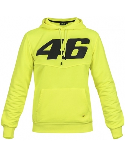 Valentino Rossi VR46 mikina s kapucí CORE yellow fluo
