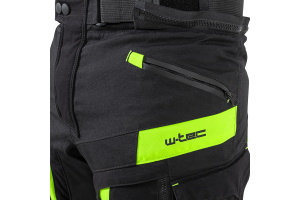W-TEC kalhoty AIRCROSS black/fluo yellow